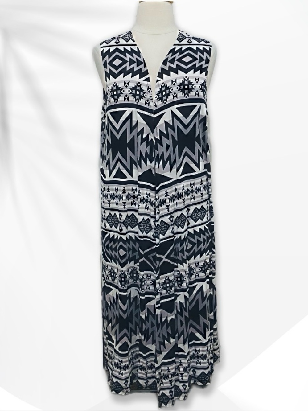 Aztec Duster Vest Sz L